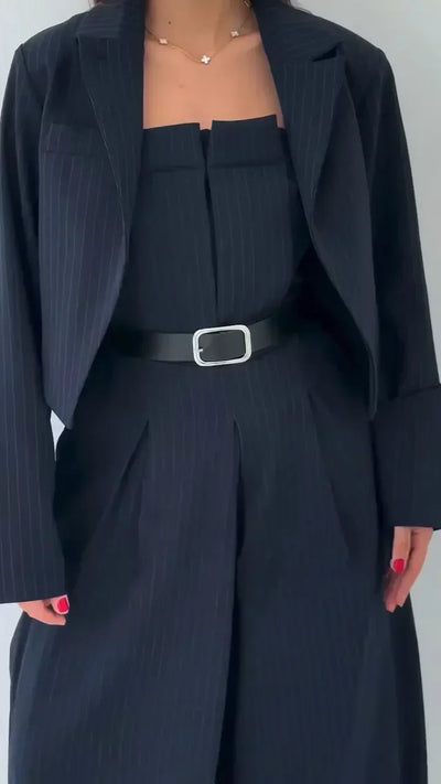 Everly™ - Women's Ensemble Bustier Jacket – Elegant & Trendy Style