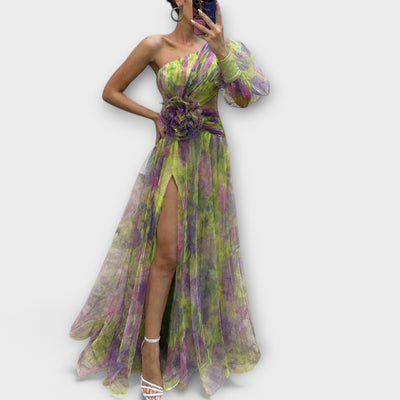 Aurora | One‑Shoulder Elegance Maxi