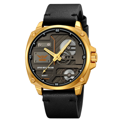 Quartz Leather Men's Watch™
