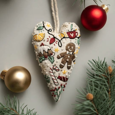 JoyHeart™ Santa Embroidery Kit — Create Heartfelt Holiday Magic with Your Own Hands