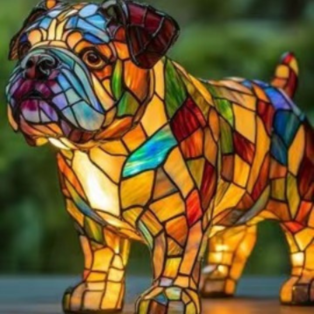 Thor | Magisk Colored Glass Dog Lamp