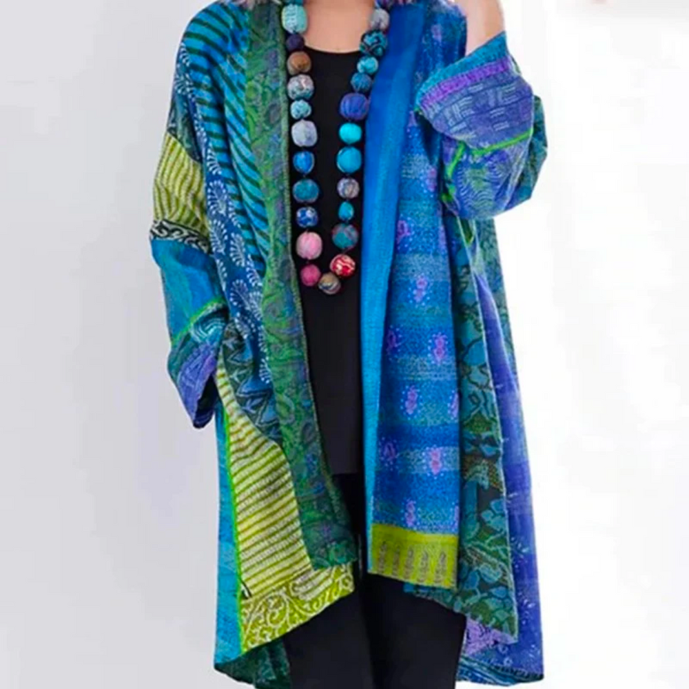 Women's bohemian kimono cardigan for effortless charm