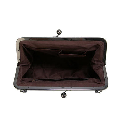 Vintage kiss lock handbag