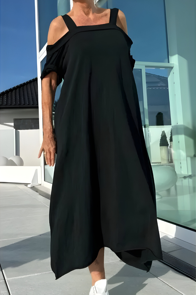 Mary™ | Long Off-Shoulder Summer Dress