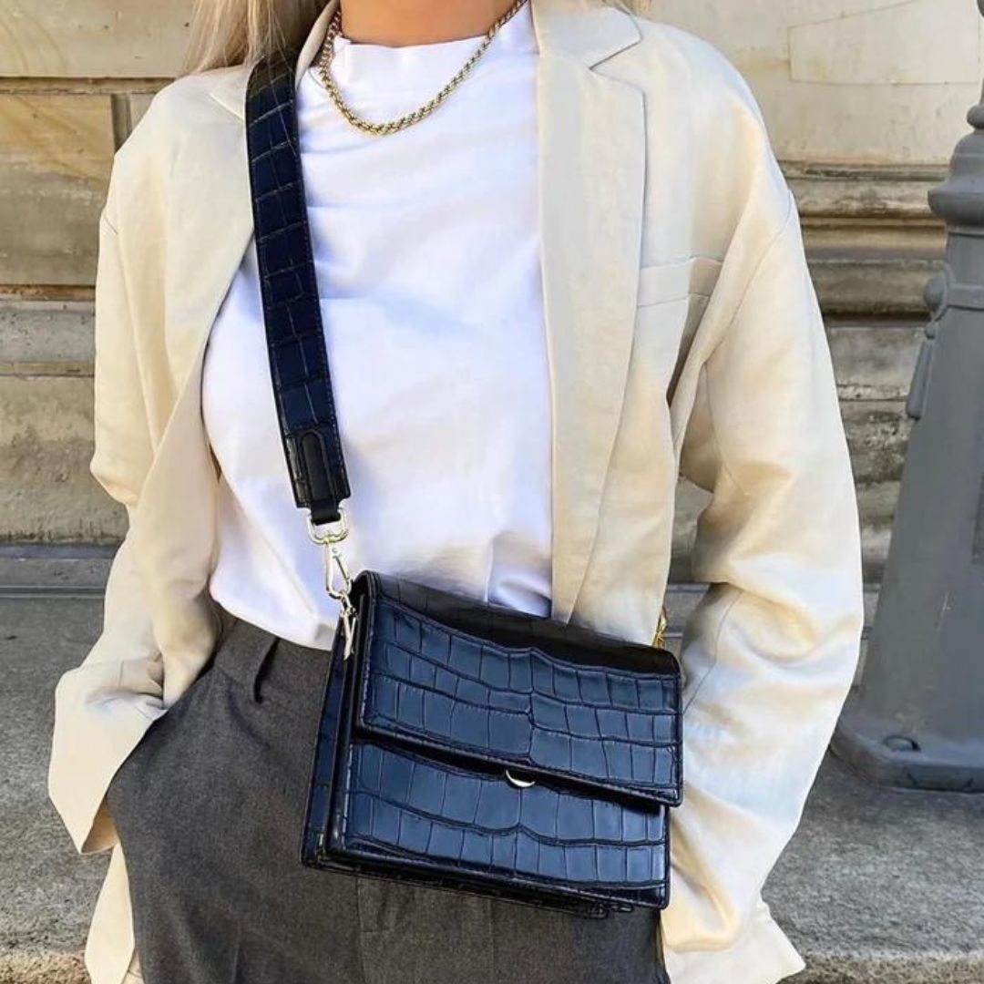 Lucia Vegan Leather Crossbody Bag