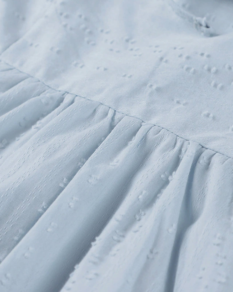 Women's Beach Cover-Up Dress - Lightweight Relaxed Fit - V-Neck 3/4 Sleeve