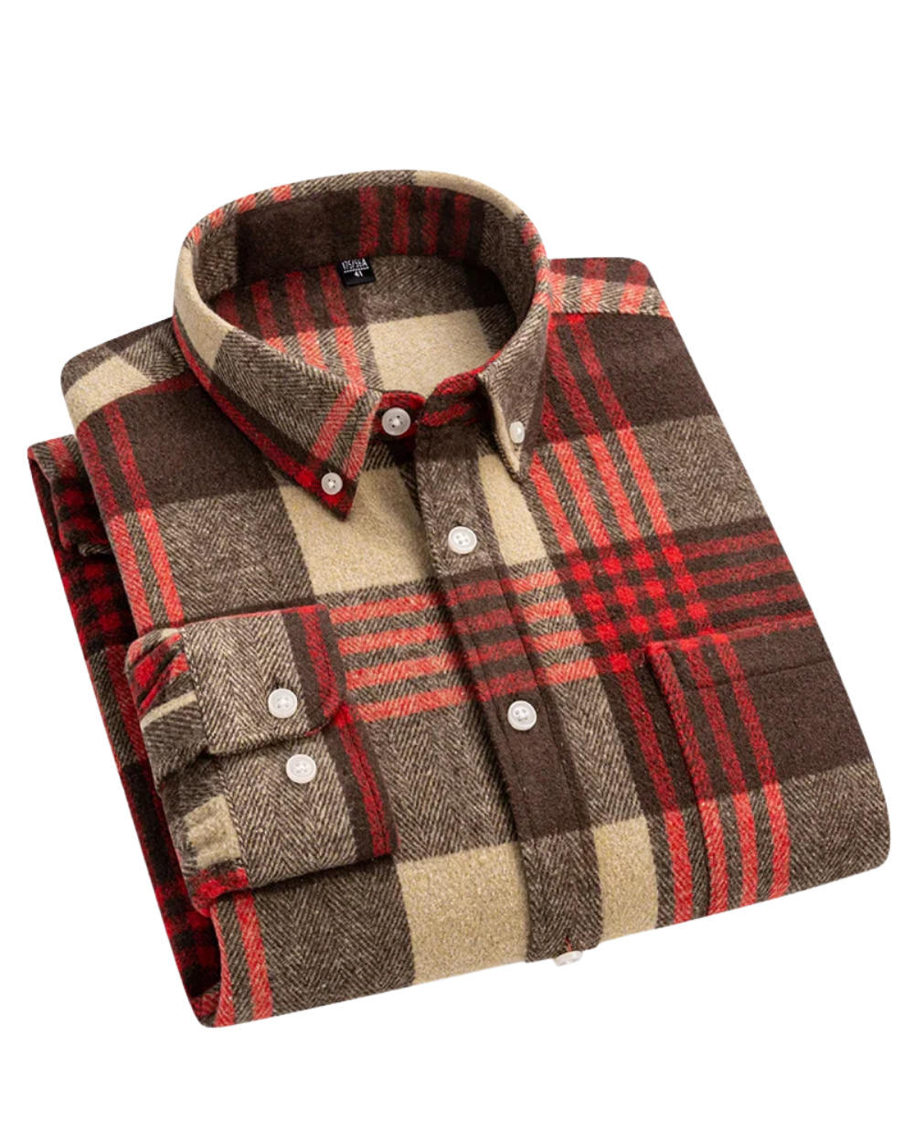 Glenworth – Men’s Winter Plaid Flannel Shirt