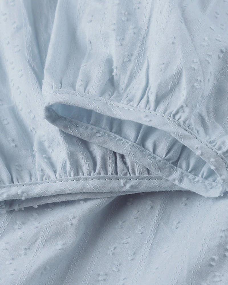 Women's Beach Cover-Up Dress - Lightweight Relaxed Fit - V-Neck 3/4 Sleeve