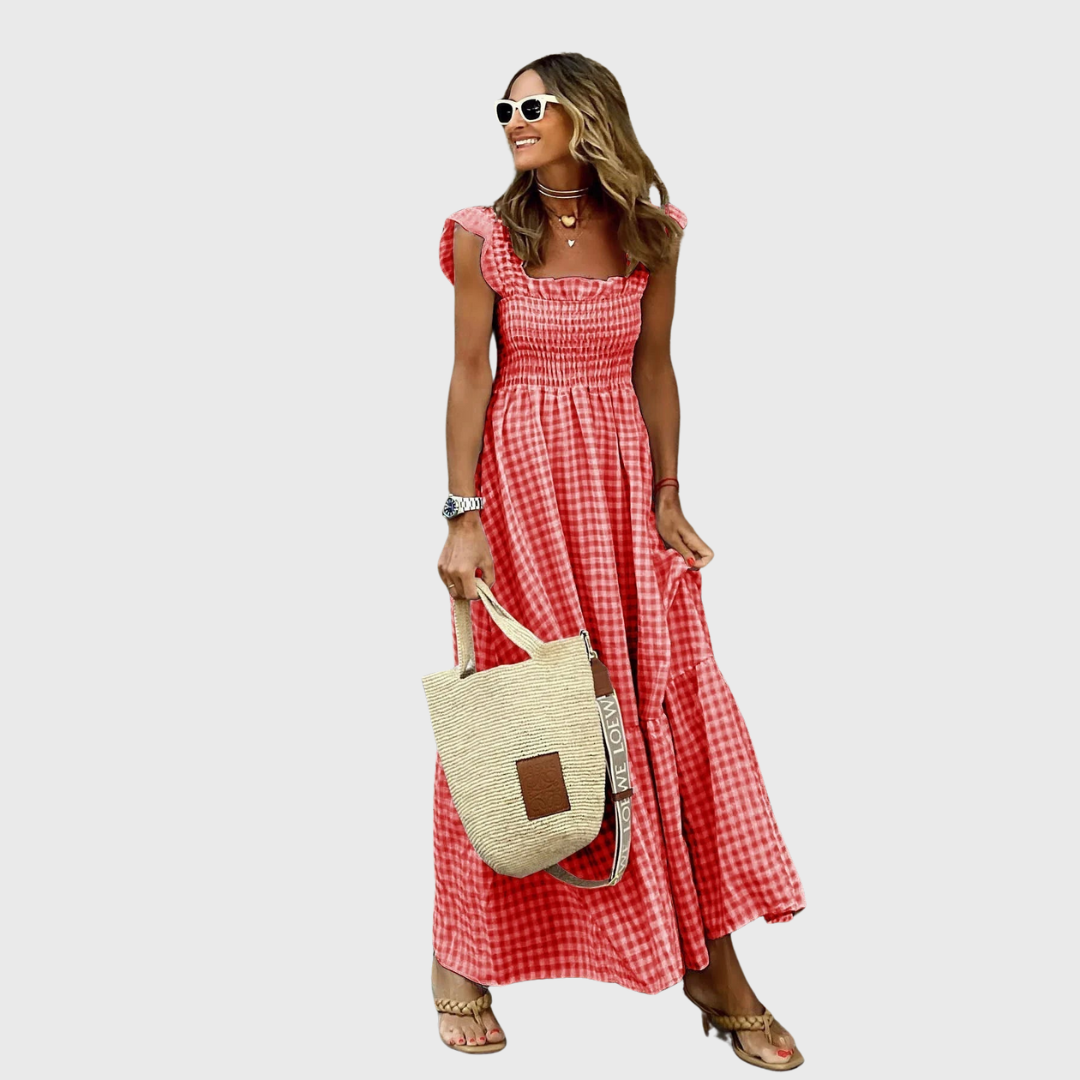 Stella | Checked Comfort Dress