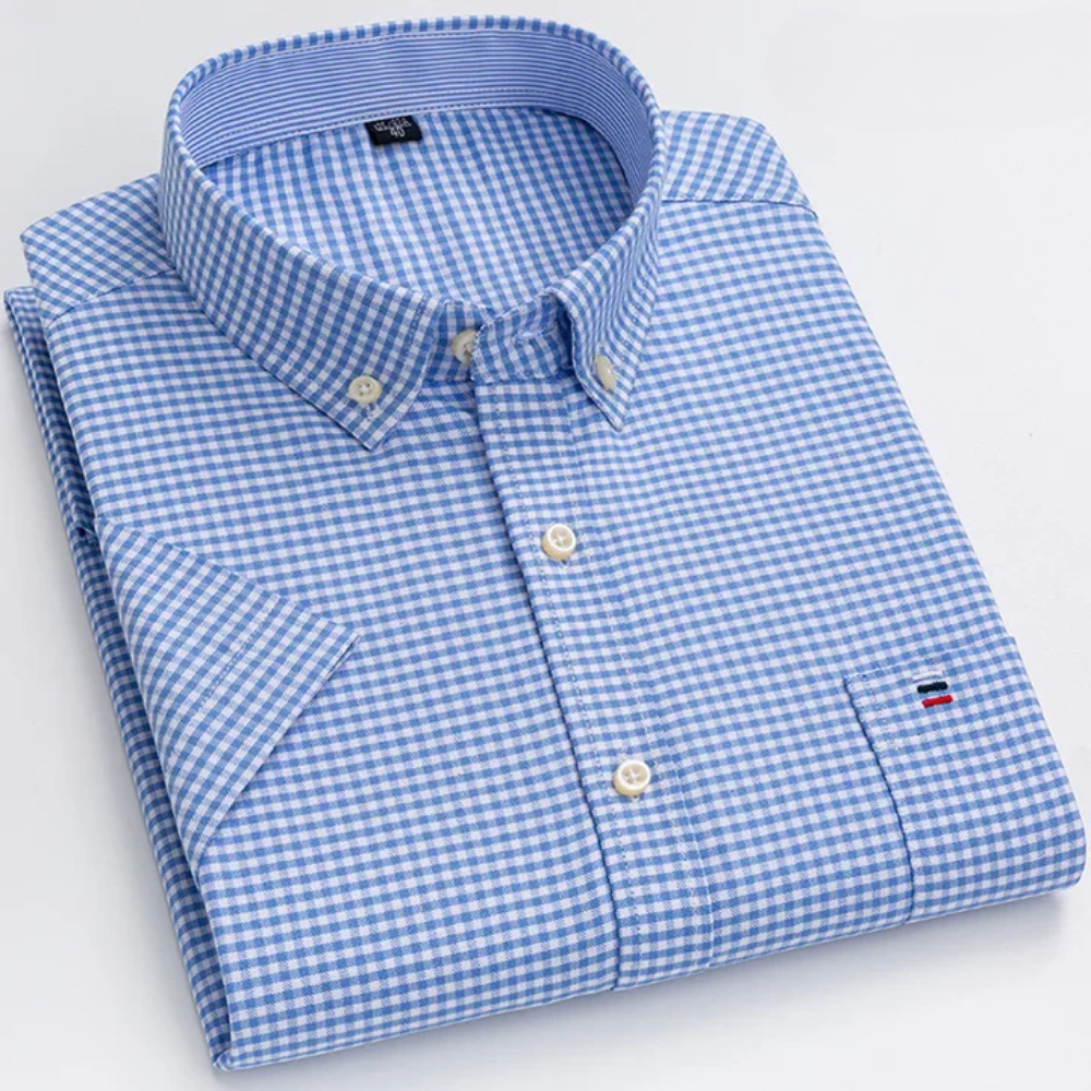 Monteluro – Men’s Heritage Check & Stripe Shirt