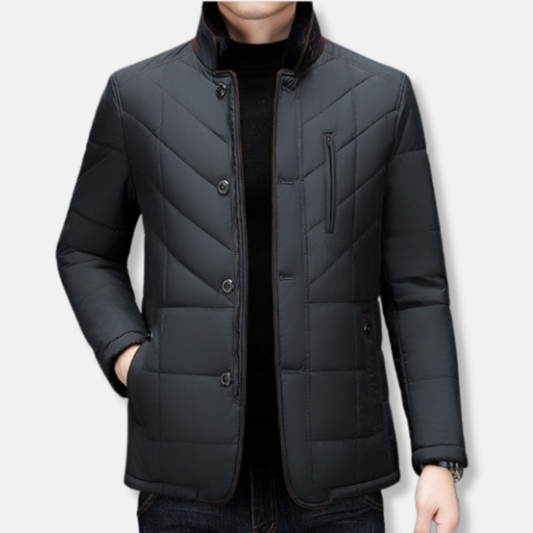 Cavaliere – Quilted Stand-Collar Jacket