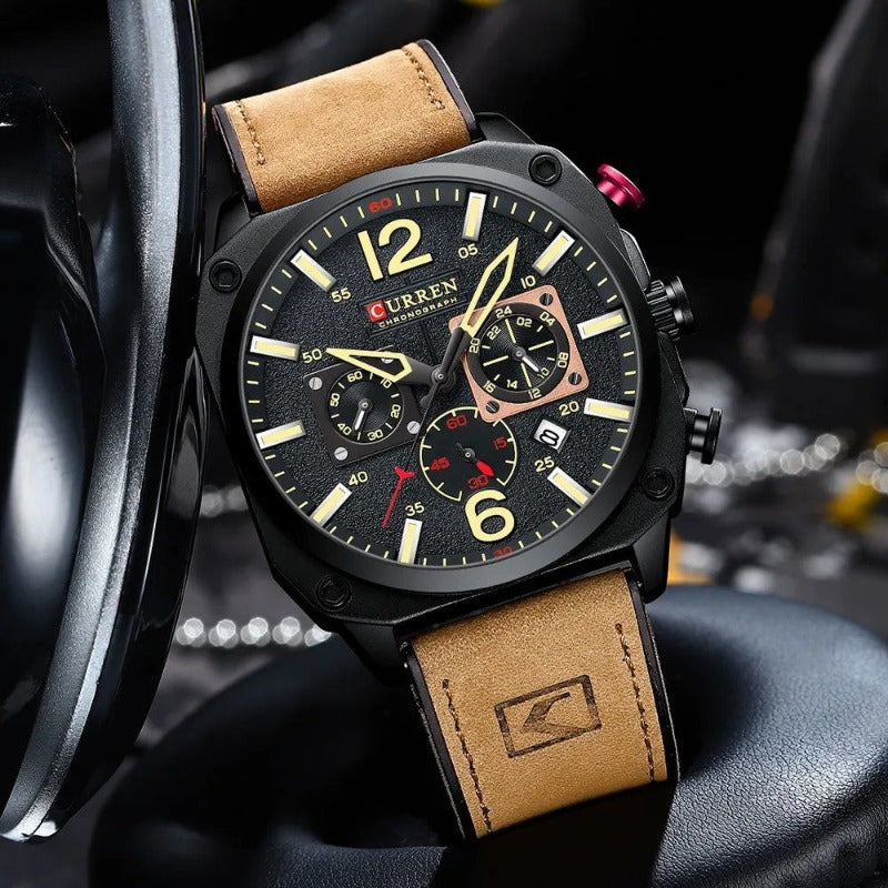 Harry Melbourne® - Excellent Business Leather Quartz Watch