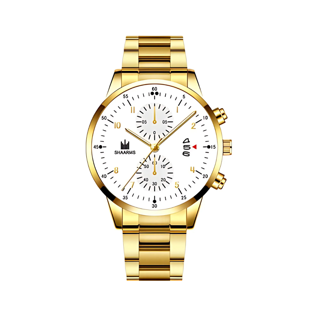 Ornate Thin Mesh Casual Wristwatch