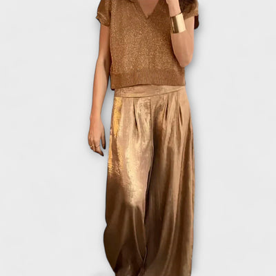 Elegant Gold – Two-Piece Set