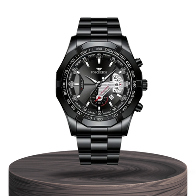 Scott | Men's Large Dial Creative Calendar Wristwatch | 44mm