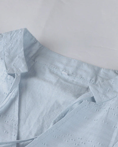 Women's Beach Cover-Up Dress - Lightweight Relaxed Fit - V-Neck 3/4 Sleeve