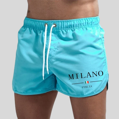 Milano - Short swim trunks with Italian character