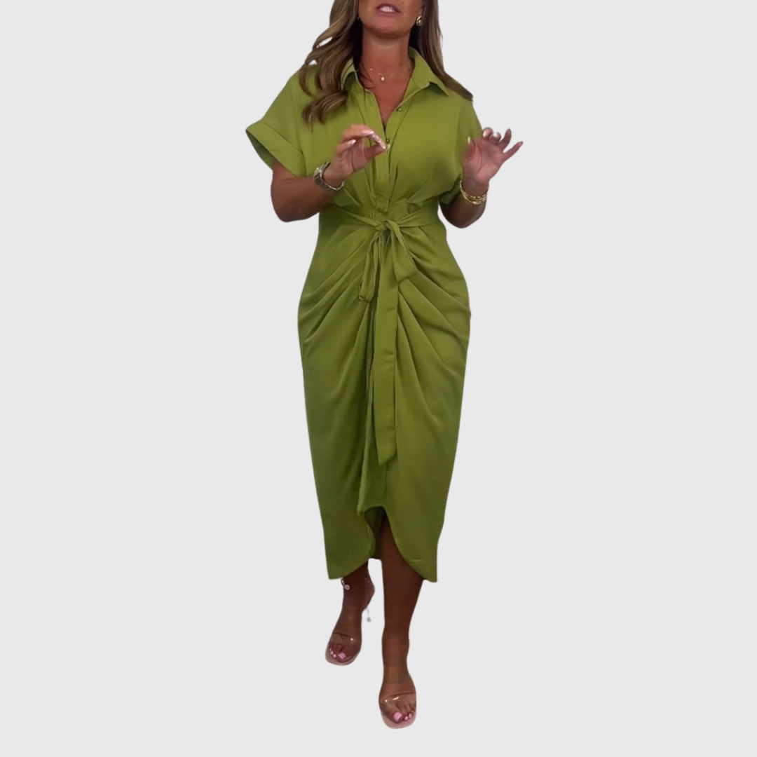 Tamara | Ribbon-Tie Charm Dress