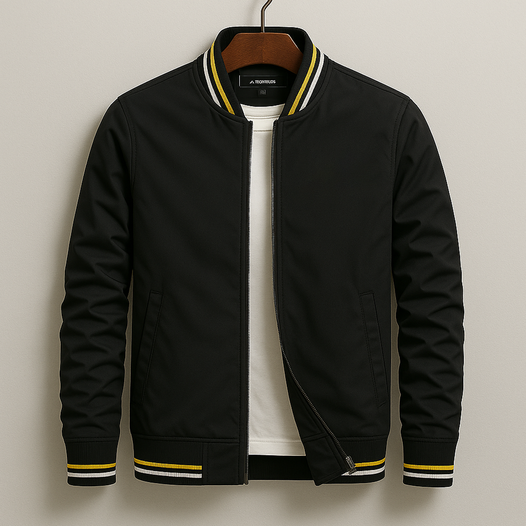 Rufus | Elegant Striped Bomber Jacket