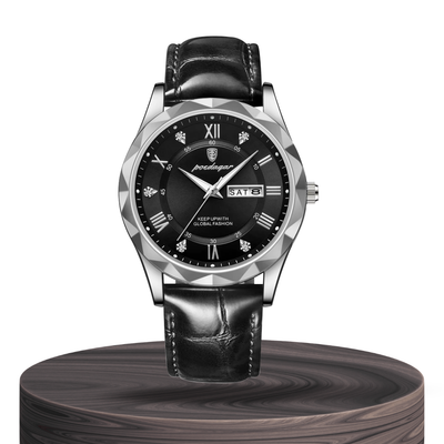 Levi | Men's Quartz Watch with Date and Day Display | 41mm