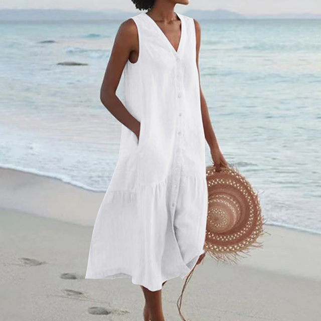 Maira™ | Summer V Neck Dress
