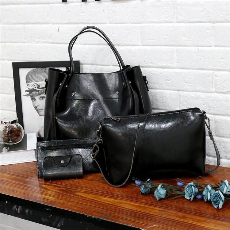 Marcia™ | 4-Piece Vintage Bag Set