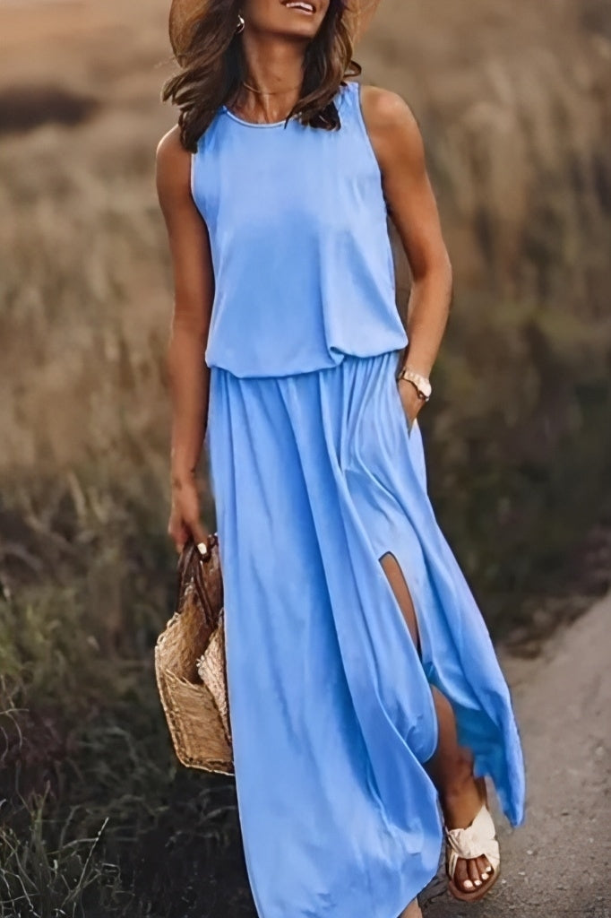 Avencea - Dress - Round Neckline