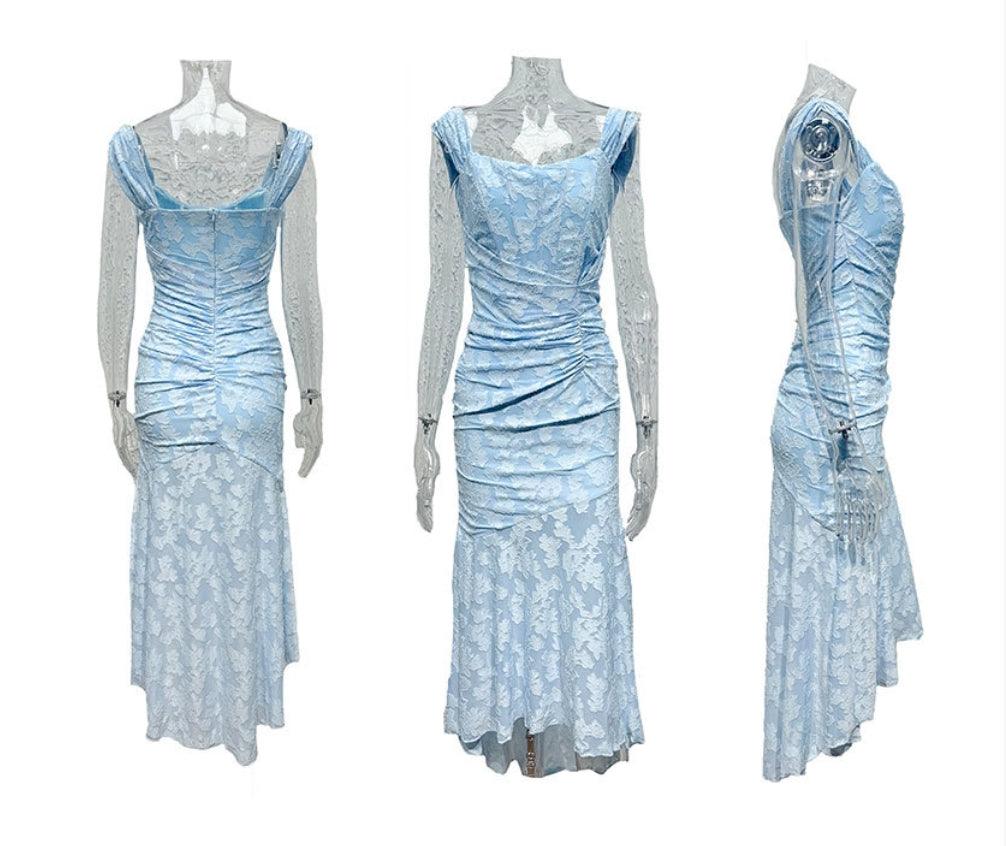 Cesca - Bell floral maxi dress