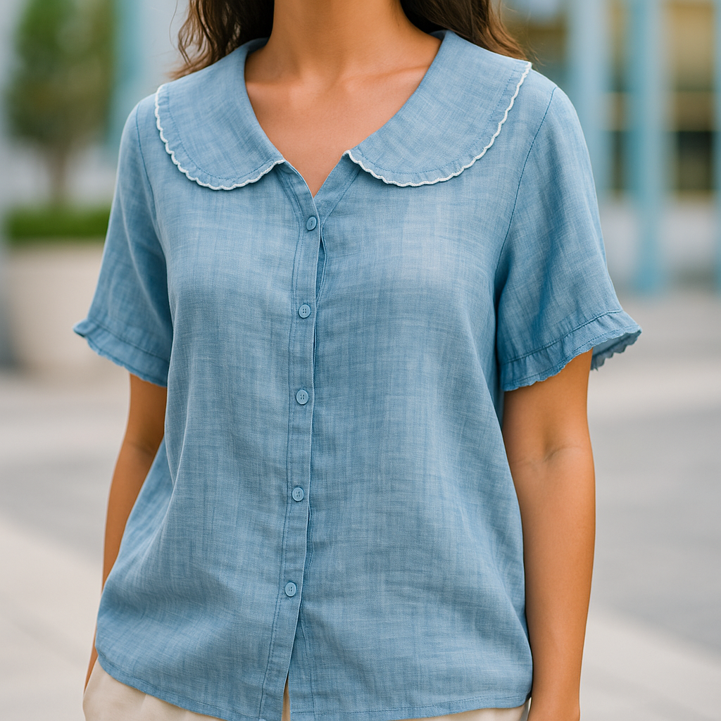 Brisella - Linen Blouse