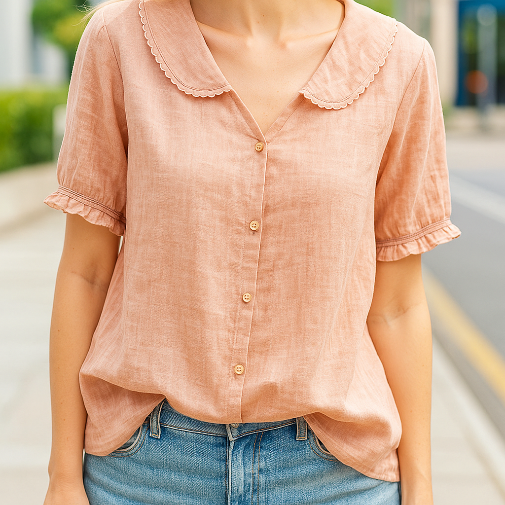 Brisella - Linen Blouse
