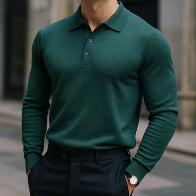 Cavario - Merino Wool Polo