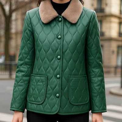 Giada - Fleece Cotton Jacket