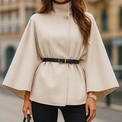 Sofia - Cotton Buckle Cape