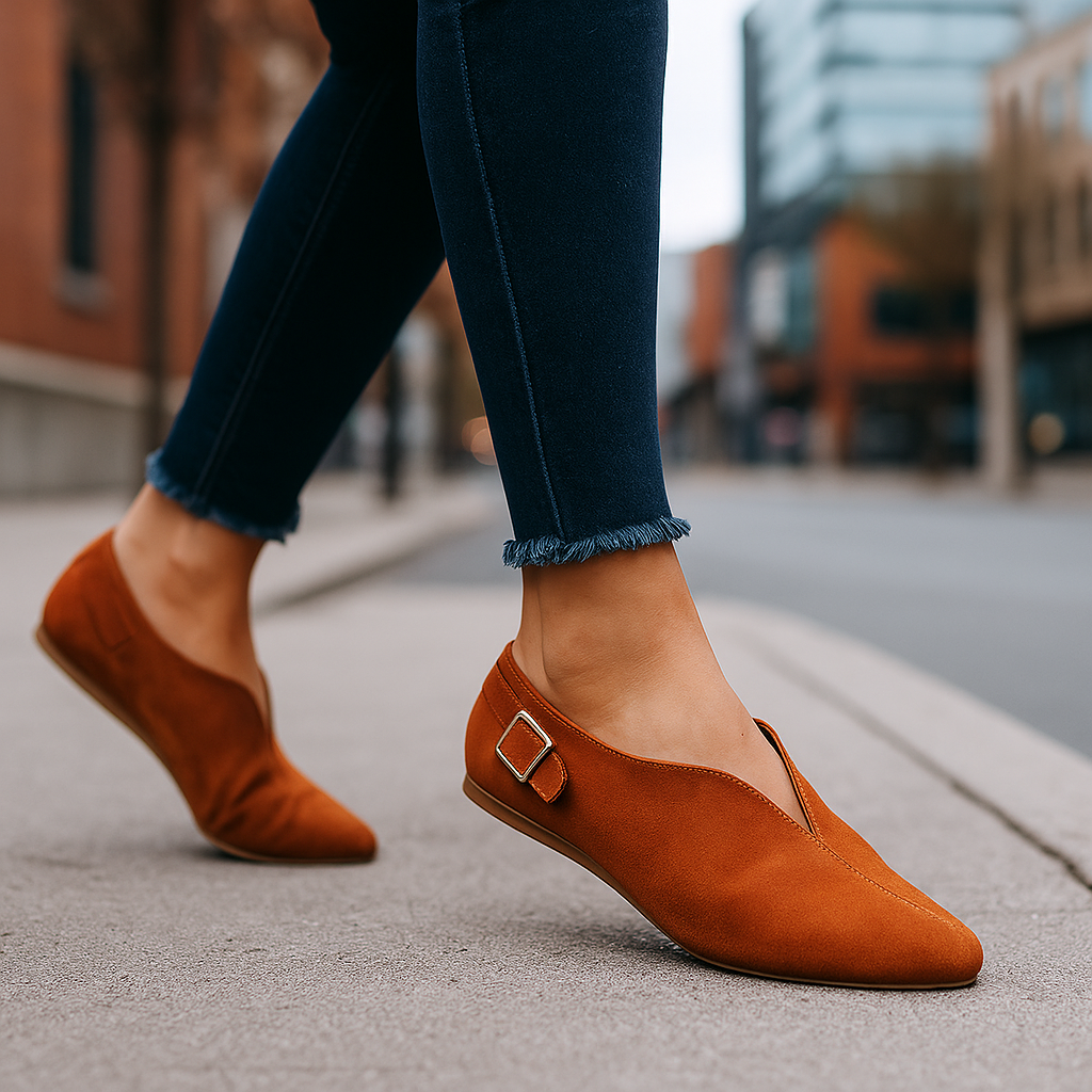 Carmella - Suede Leather Loafers