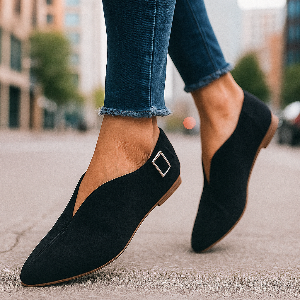 Carmella - Suede Leather Loafers