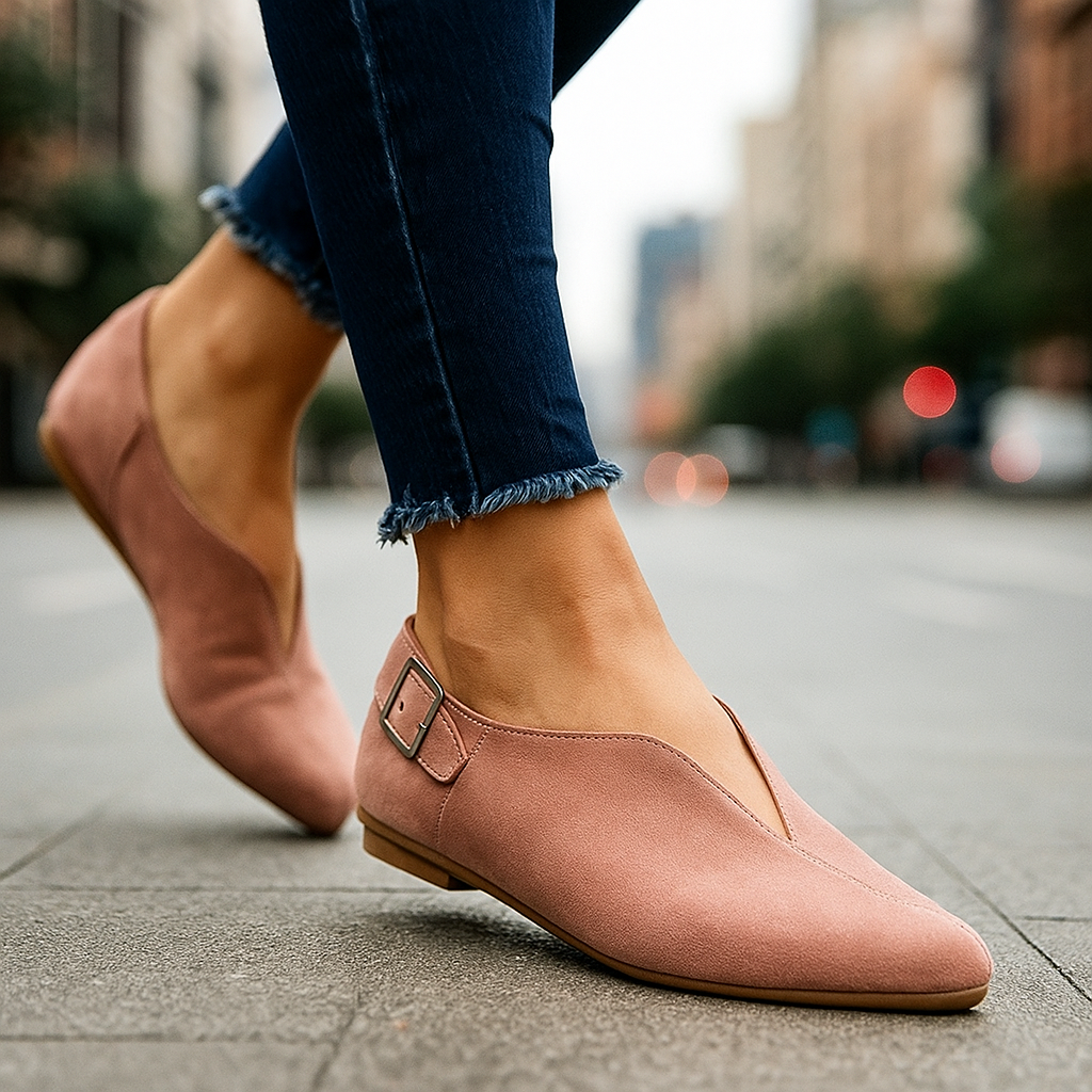 Carmella - Suede Leather Loafers