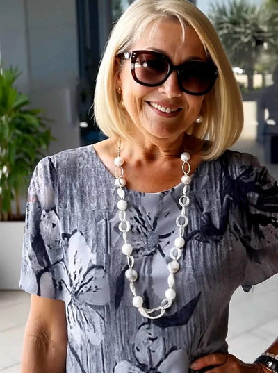 CATHERINE | RELAXED FLORAL SHIFT DRESS