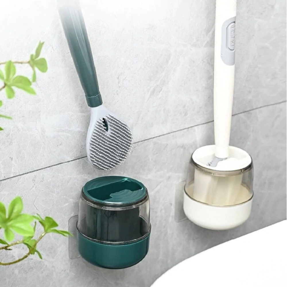 FlexiClean Brush™ — Conquer Every Corner for a Sparkling, Germ-Free Toilet