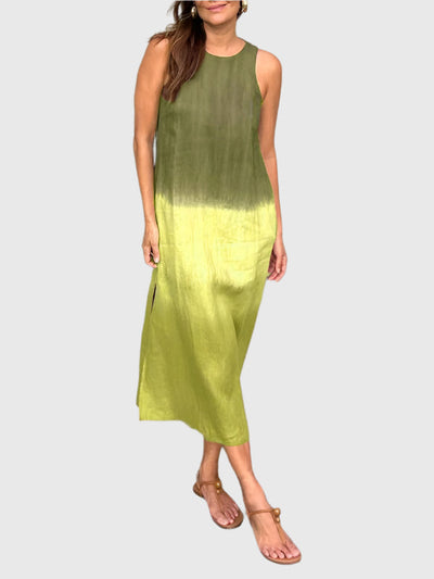 Lea | Mocha Fade Sleeveless Maxi Dress