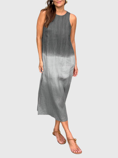 Lea | Mocha Fade Sleeveless Maxi Dress