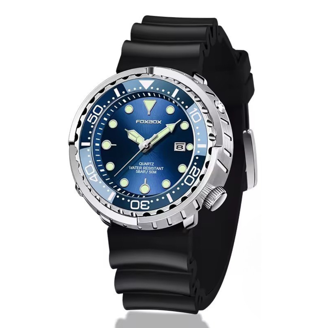 Fashion Silicone Strap Chronograph Sports Watch