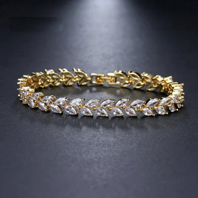 Nemorina Foliora Bracelet | White Gold 18k