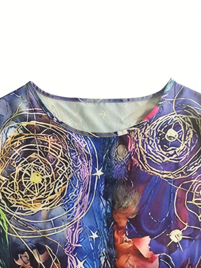 Celeste | Dreamscape Floral Art Maxi Dress