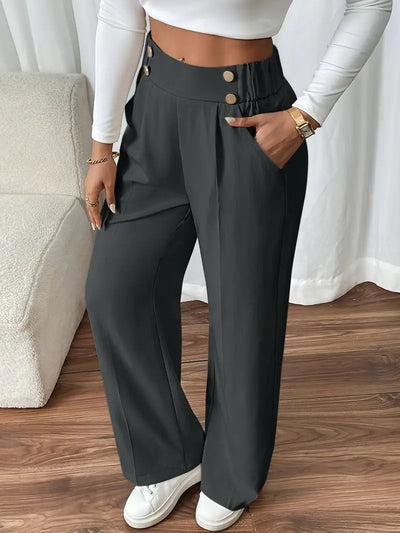 Presley | Comfortable Wide Leg Pant With Pockets
