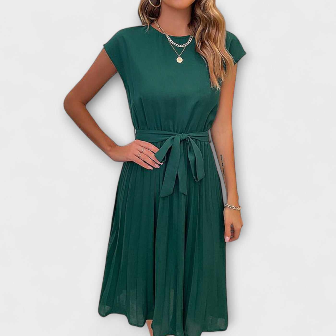 Evangeline | Sophisticated Midi Dress