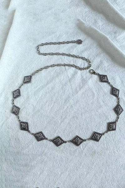Raegan | Retro Geometric Waist Chain