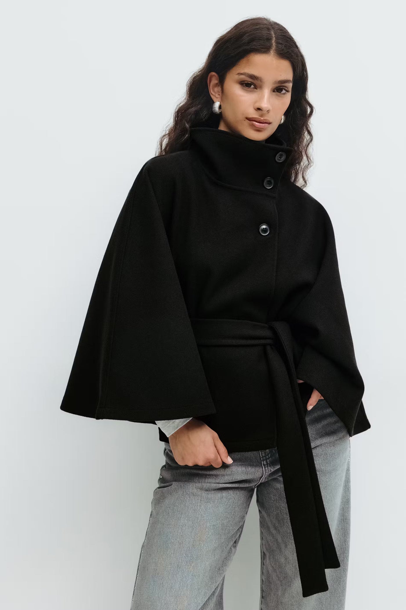 Avery™ | Belt Cape Jacket