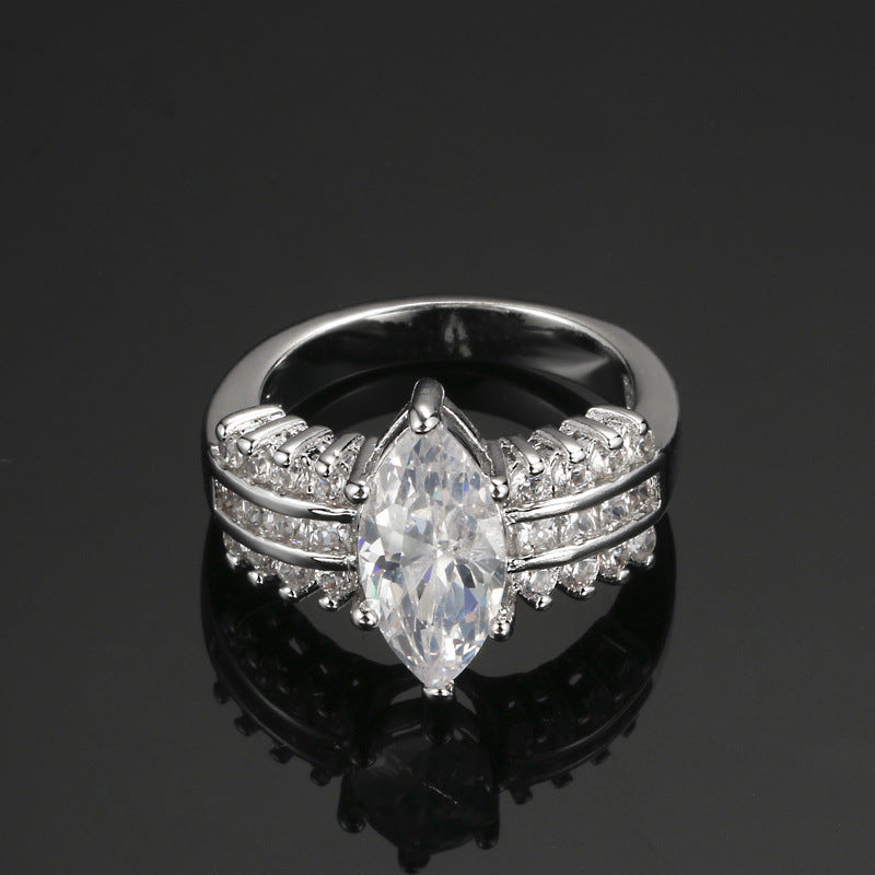 Odette Mercer Ring | White Gold 16k