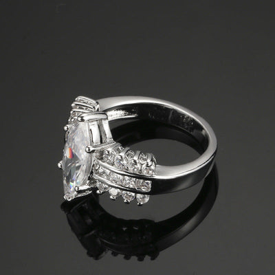 Odette Mercer Ring | White Gold 16k