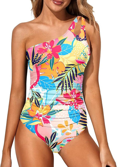 Mirawa – One-Shoulder Shaping Swimsuit
